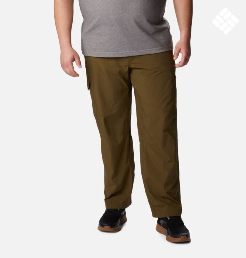 Men's Columbia Silver Ridge Cargo Pants Olive | Plus Size CA-O105C